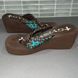 Gypsy Wedge sandals